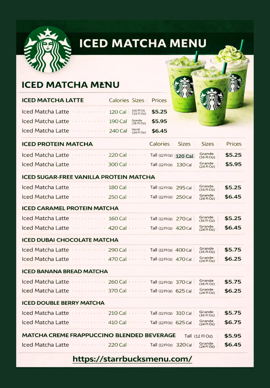 Starbucks Cold Tea Menu 2026 - Prices, Calories, & Flavours 3 Starbucks Cold Tea Menu Card