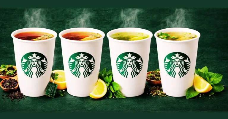 Starbucks Hot Tea Menu Feature