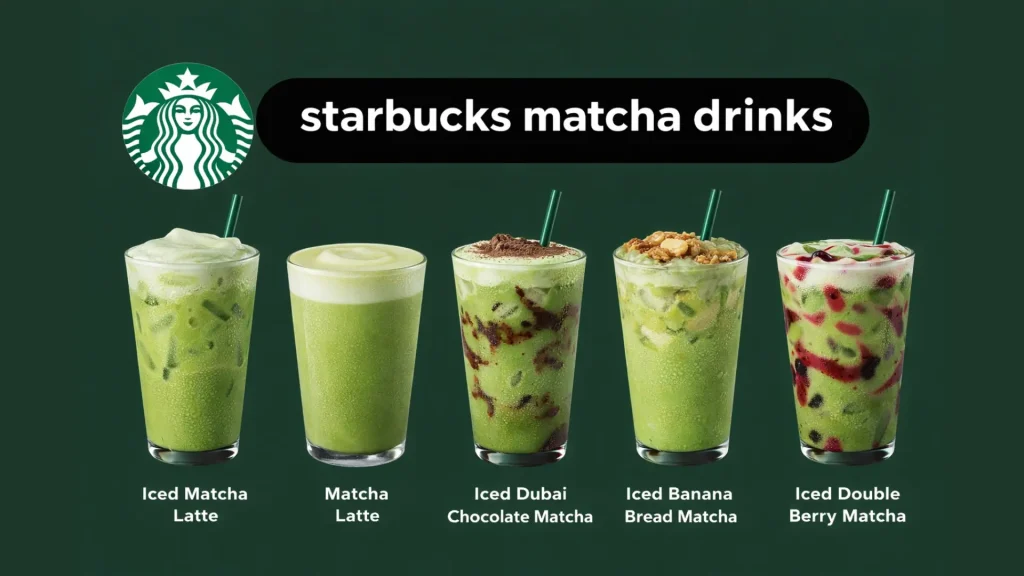 Starbucks Matcha Menu with Prices & Nutrition Info 2026 2 Starbucks Matcha Menu