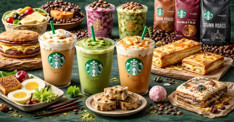 Starbucks Featured Menu Featured